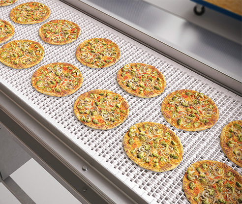 Bande modulaire en plastique KleanTop 1090 Series